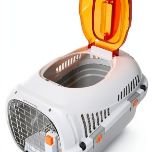 Asixxsix Pet Carrier Hard Shell Travel Crate-0