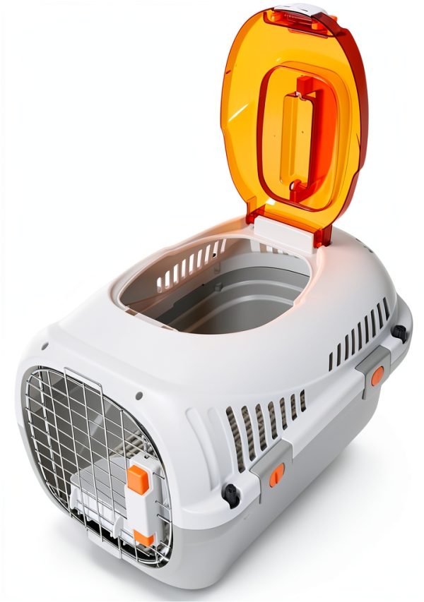 Asixxsix Pet Carrier Hard Shell Travel Crate-0