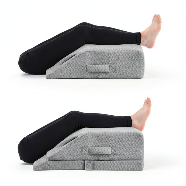 KingPavonini Leg Wedge Pillow Adjustable Memory Foam Support-1