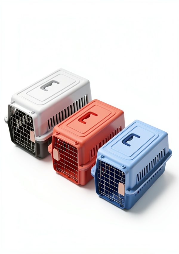 LLGJ Hard Edge Pet Cage for Small Dogs Cats-7
