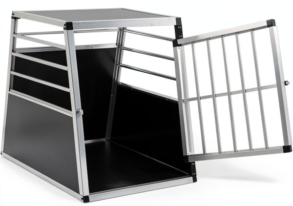 AMNOOI SE16 Pet Crate Durable Aluminum MDF Dog Carrier-3