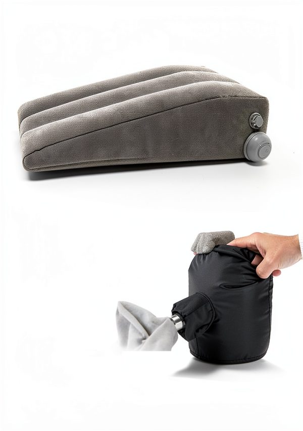 Inmoredo Inflatable Leg Pillow Portable Recovery Support-3