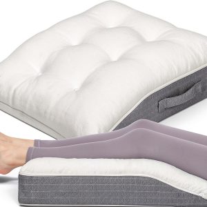 Baibu Leg Elevation Pillow Memory Foam Wedge for Adults-0