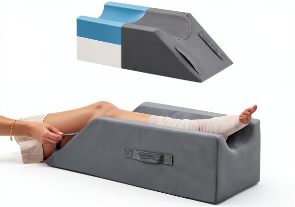 MEGCXIT Leg Elevation Pillow Memory Foam Wedge Recovery-0