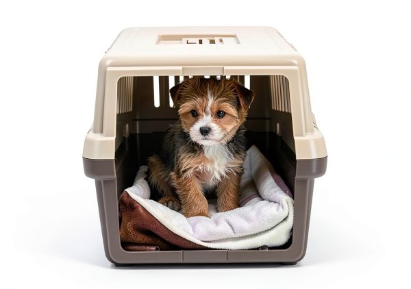 UPIT Hard Sided Pet Carrier Dog Crate PP Material-5