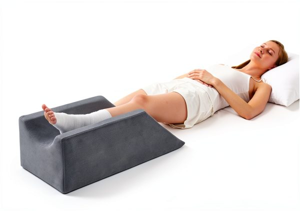 MEGCXIT Leg Elevation Pillow Memory Foam Wedge Recovery-4
