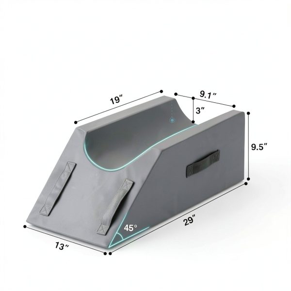 MEGCXIT Leg Elevation Pillow Memory Foam Wedge Recovery-1