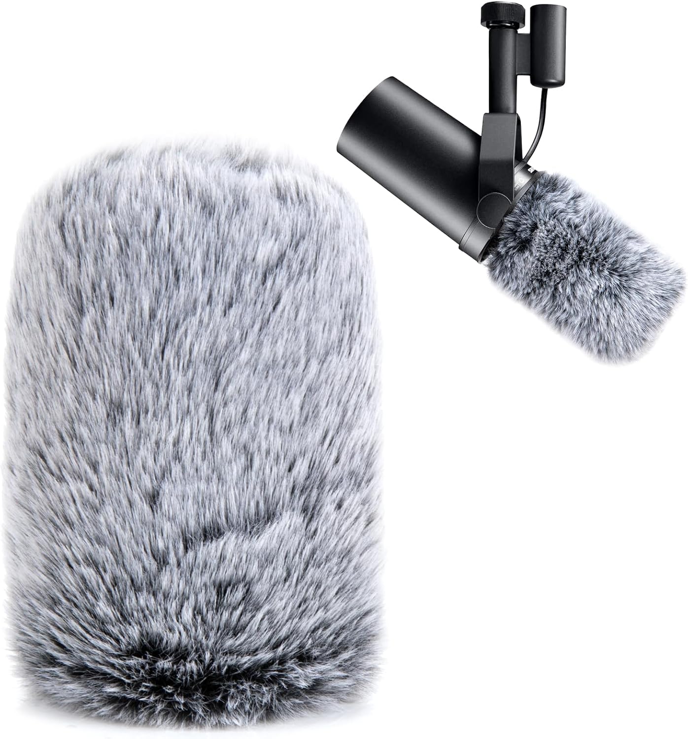 Shure SM7B Windscreen in use