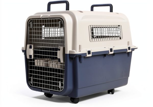 Elevon Sturdy Plastic Dog Crate Carrier-0