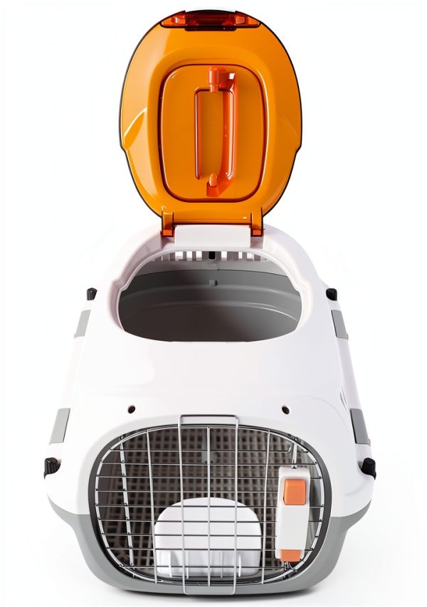 Asixxsix Pet Carrier Hard Shell Travel Crate-1