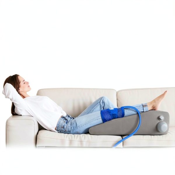 Inmoredo Inflatable Leg Pillow Portable Recovery Support-1