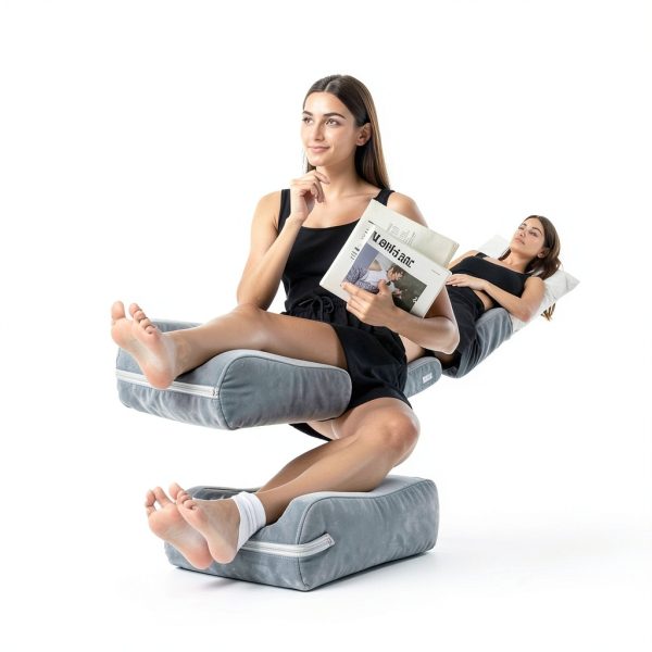 LightEase Leg Elevation Pillow Memory Foam Ergonomic Design-6