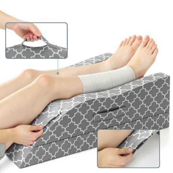 CloudBliss Leg Pillow Memory Foam Supportive Adult Sleep-4