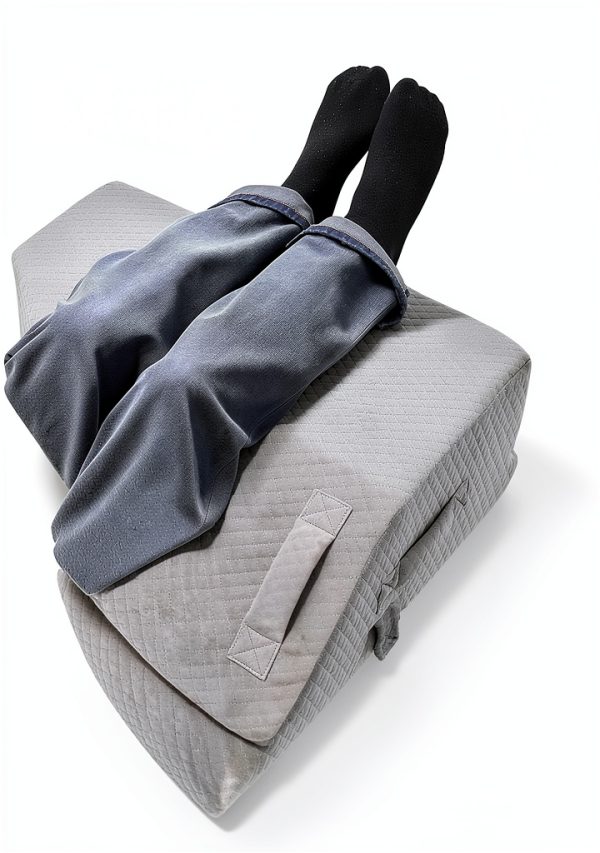 KingPavonini Leg Wedge Pillow Adjustable Memory Foam Support-5
