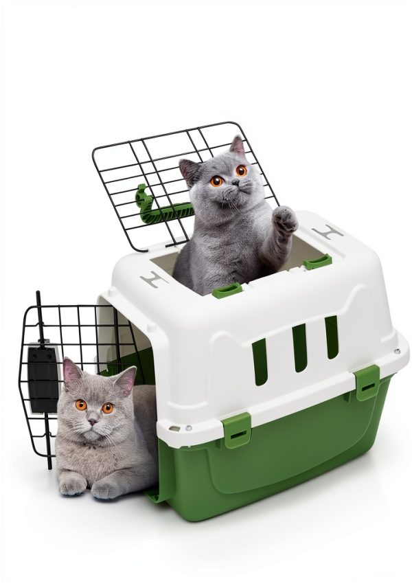 MIRAMINGLE Durable Travel Pet Carrier Hard Sided-3