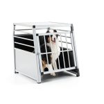 AMNOOI SE16 Pet Crate Durable Aluminum MDF Dog Carrier-0