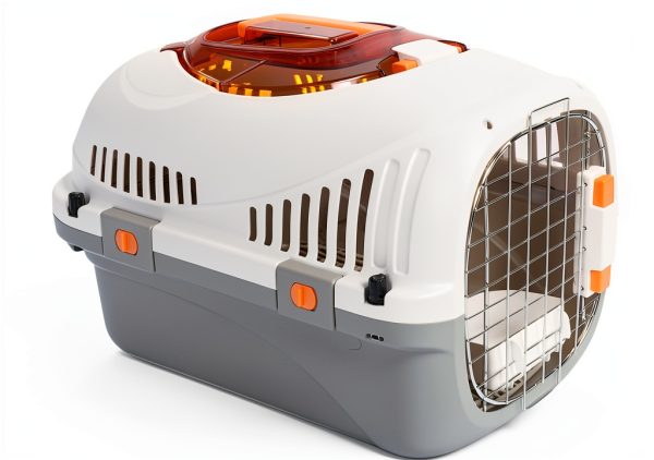 Asixxsix Pet Carrier Hard Shell Travel Crate-4