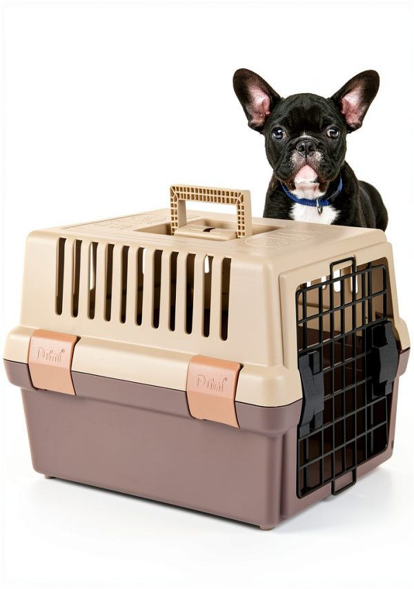 UPIT Hard Sided Pet Carrier Dog Crate PP Material-0