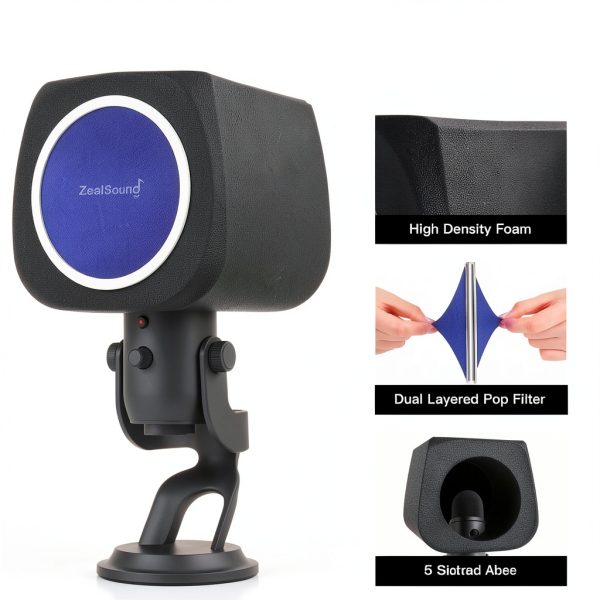 Blue Yeti Microphone Isolation Shield-3