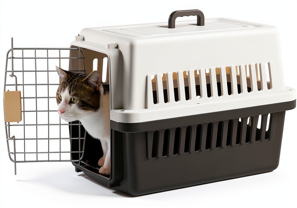 LLGJ Hard Edge Pet Cage for Small Dogs Cats