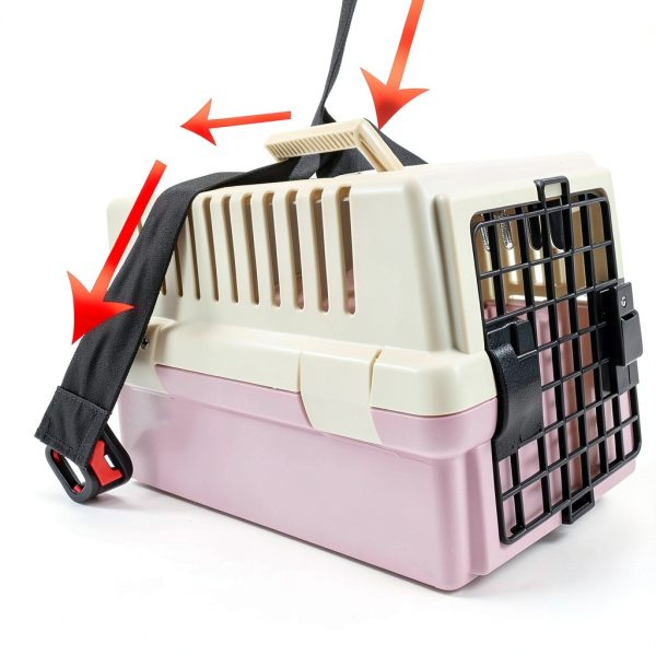 UPIT Hard Sided Pet Carrier Dog Crate PP Material-1