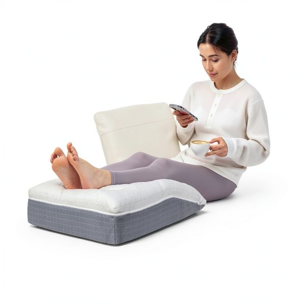 Baibu Leg Elevation Pillow Memory Foam Wedge for Adults-5