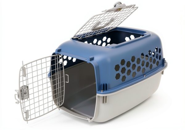 FUUBS Dual-Door Pet Carrier Heavy-Duty Steel-2