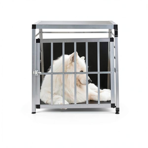 AMNOOI SE16 Pet Crate Durable Aluminum MDF Dog Carrier-4