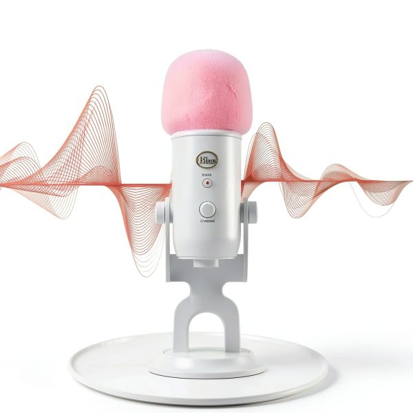 Blue Yeti Pop Filter Foam Pink by Pavo Memory Foam-2