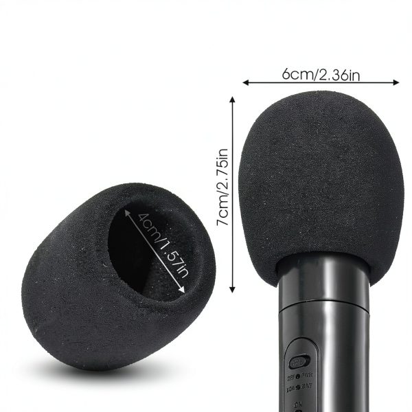 Microphone Windscreen AudioPro Foam Cover 7.6x6cm-1