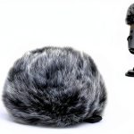 Fuzzy-BlackWhite Mic Windscreen by Pavo Fur-0