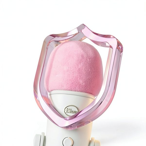 Blue Yeti Pop Filter Foam Pink by Pavo Memory Foam-3