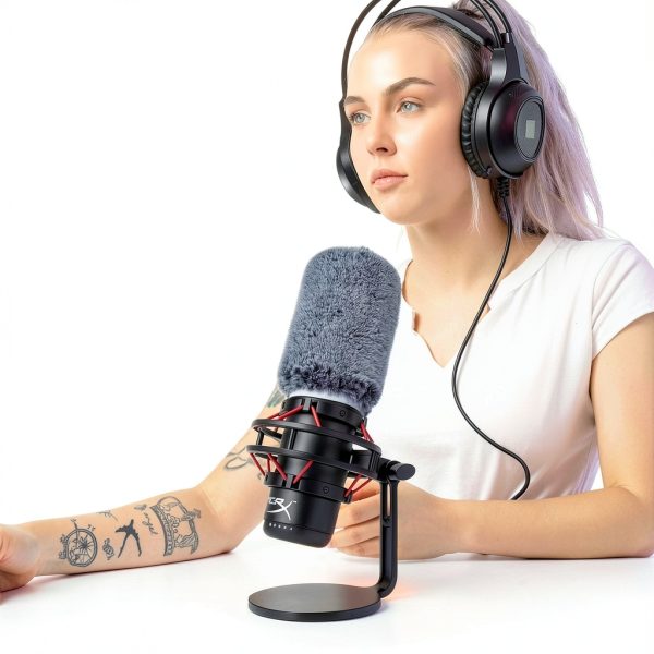 QuadCast Pop Filter Furry Windshield by HyperX-6