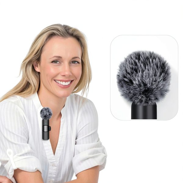 Wireless Lavalier Lapel Mic Foam Windscreen Covers-6