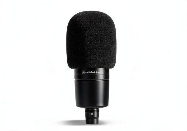 AudioTech Foam Pop Filter - Black Foam Mic Shield for AT Series-5