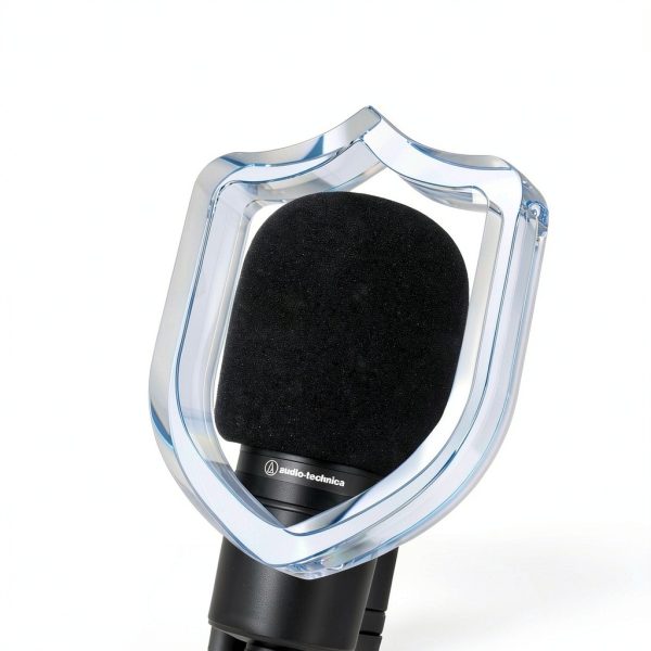 AudioTech Foam Pop Filter - Black Foam Mic Shield for AT Series-3