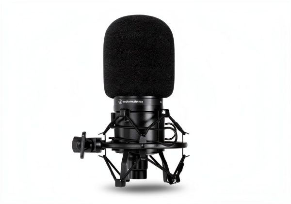 AudioTech Foam Pop Filter - Black Foam Mic Shield for AT Series-1