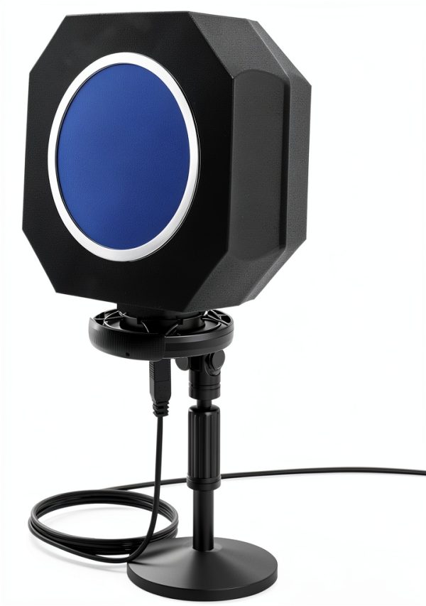 Ktondic Mic Isolation Shield Pop Filter with Acoustic Foam PF8-1