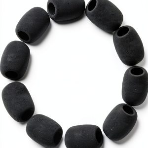 Phinus Lavalier Microphone Windscreen 10 Pack High Density Foam-0
