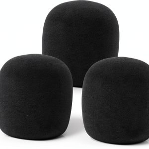 Shure SM58 Replacement Windscreen A58WS Black Elastic Pop Filter-0