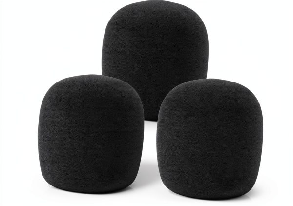 Shure SM58 Replacement Windscreen A58WS Black Elastic Pop Filter-0