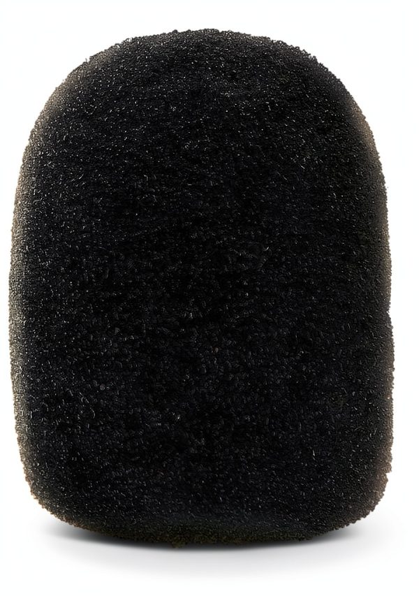 SUMAJU Mini Microphone Windscreen Foam Cover Black 30x22mm-2