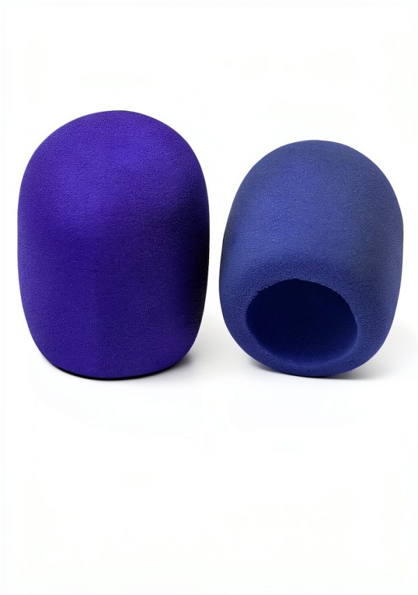 HTX Microphone Windscreen Set 6 Pack Foam Covers 2.8x2.4in Colorful-1