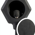 Microphone Isolation Ball ProAudio High-Density Foam Medium Black-0