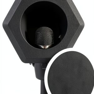 Microphone Isolation Ball ProAudio High-Density Foam Medium Black-0