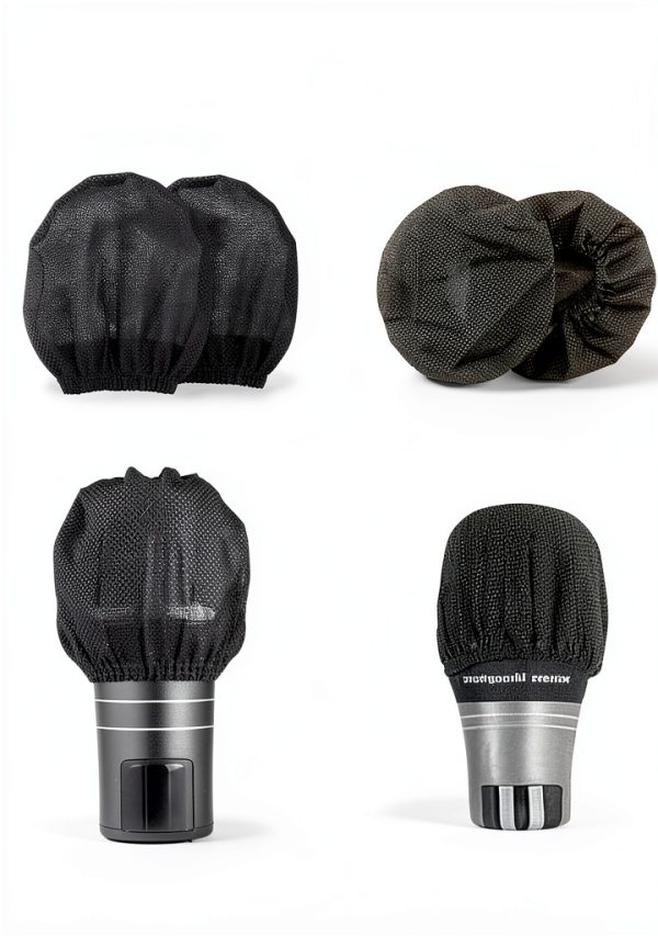 MicCover Disposable Black Mic Windscreen by ProSound 240 Pack-1