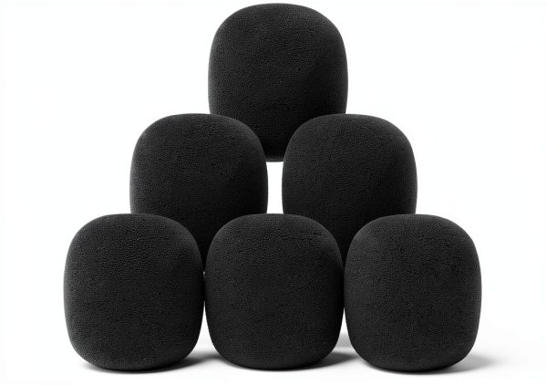 ChromLives Shure SM57 Microphone Windscreen 6 Pack Foam Pop Filter-0