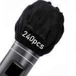 MicCover Disposable Black Mic Windscreen by ProSound 240 Pack-0