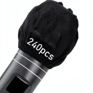 MicCover Disposable Black Mic Windscreen by ProSound 240 Pack-0