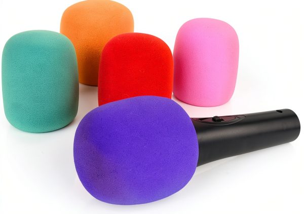 Microphone Windscreen Foam Cover 8 Pack Multi-Color by ChromLives-6